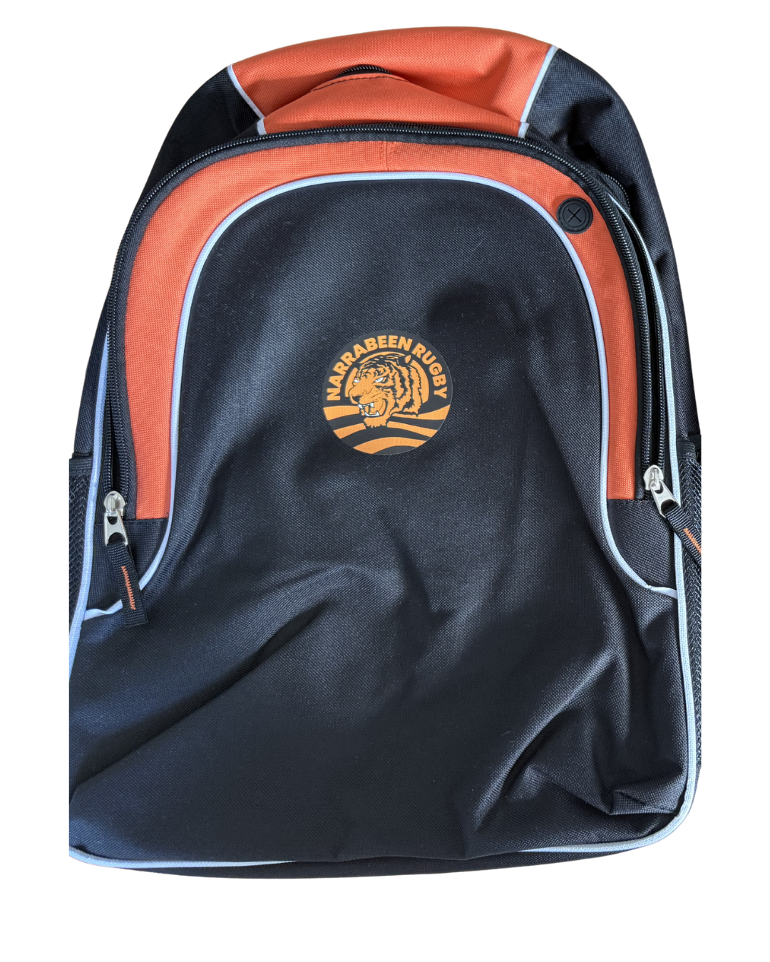 Tiger Branded Backpack in Grey or Orange